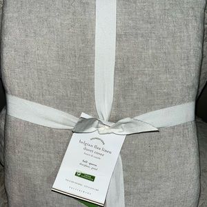 Authentic Pottery Barn Belgian Flax Linen Duvet Cover